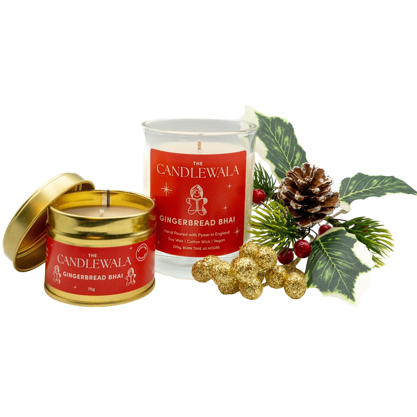 *New* Gingerbread Bhai Candle (Limited Edition for Christmas)