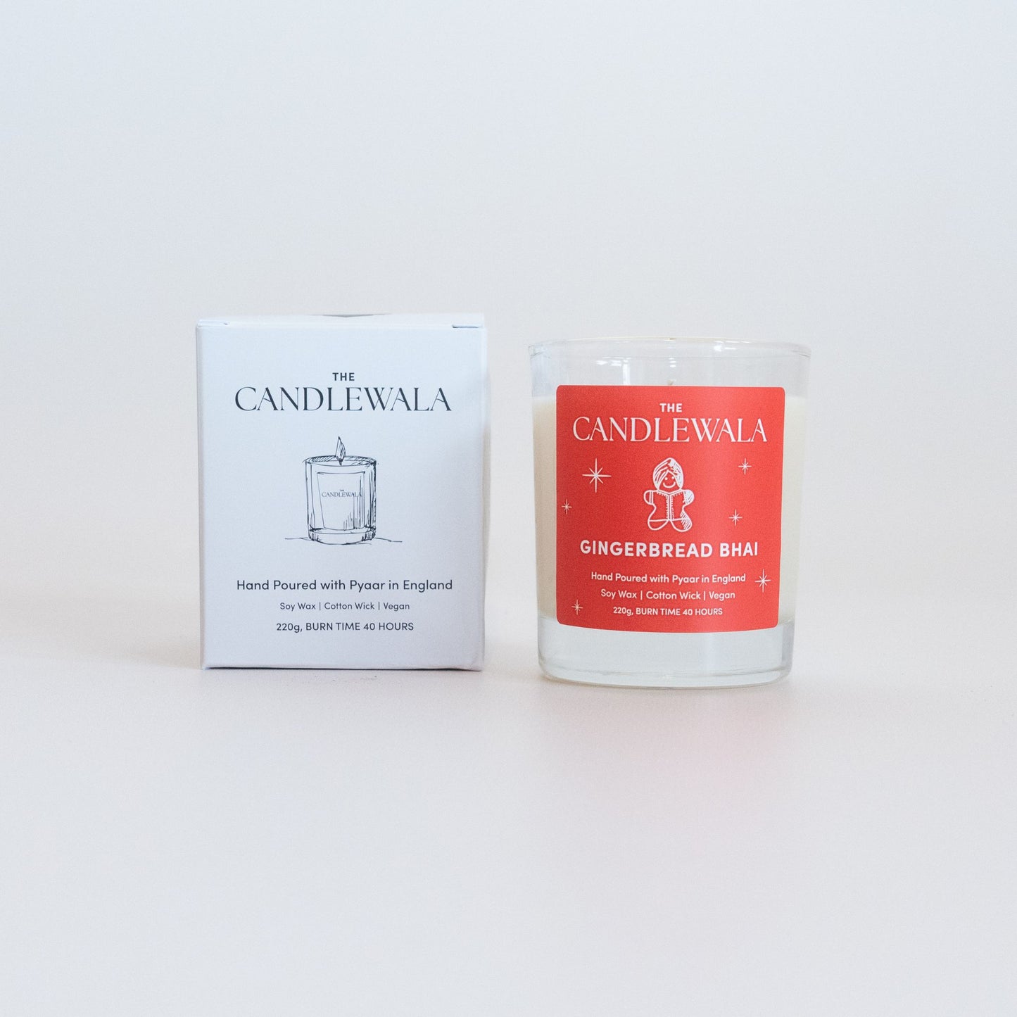 *New* Gingerbread Bhai Candle (Limited Edition for Christmas)
