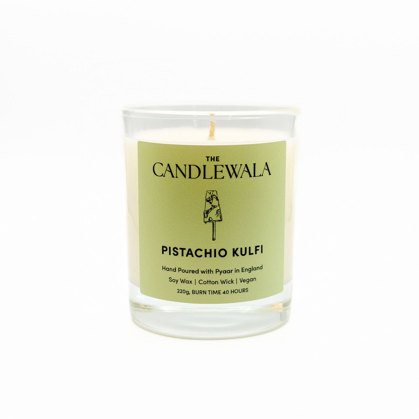 Pistachio Kulfi Small Candle