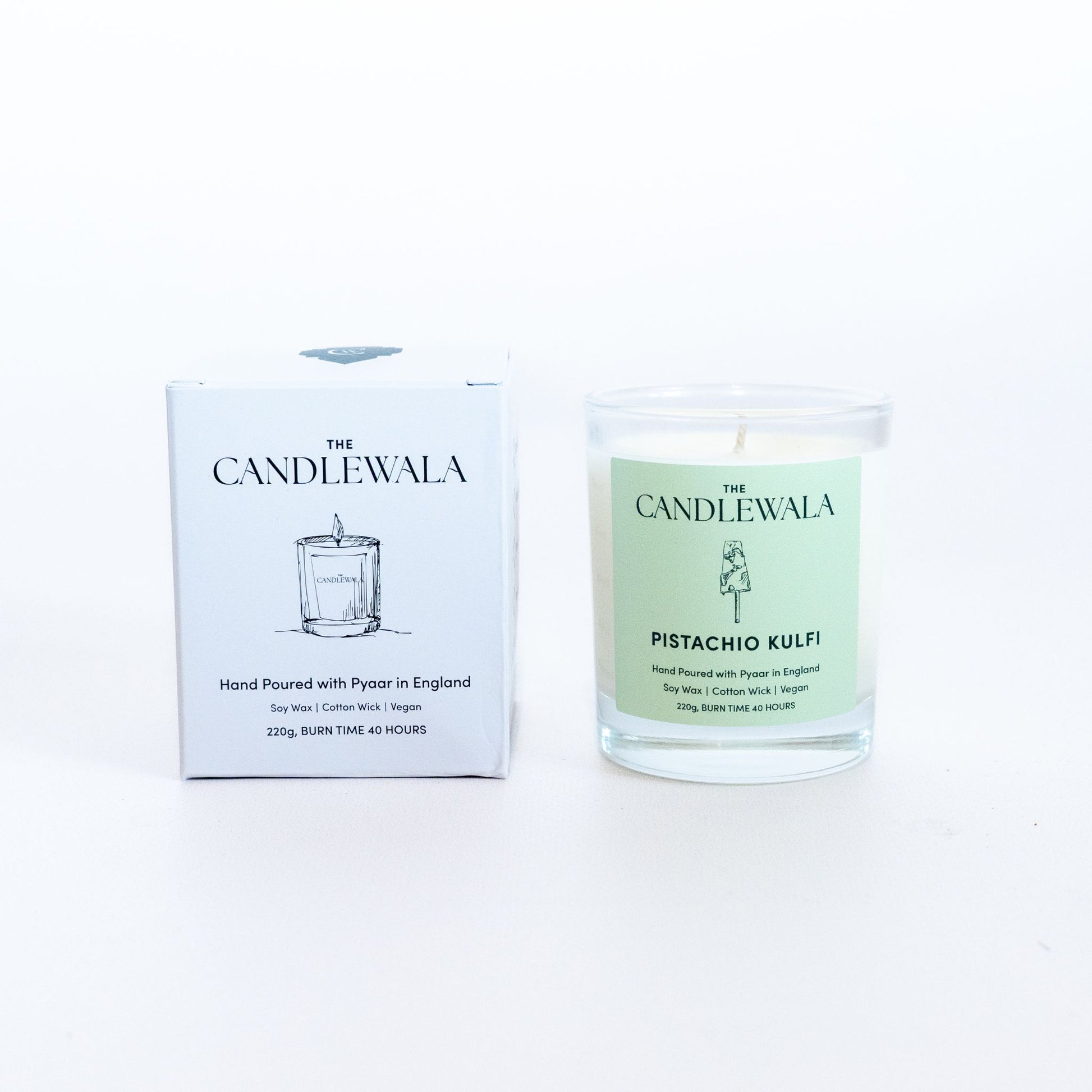 Pistachio Kulfi Large Candle